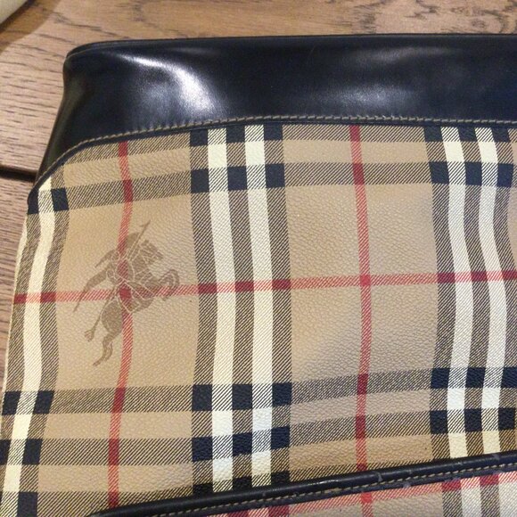 Burberry Beige and Black Check Backpack - Picture 11 of 15